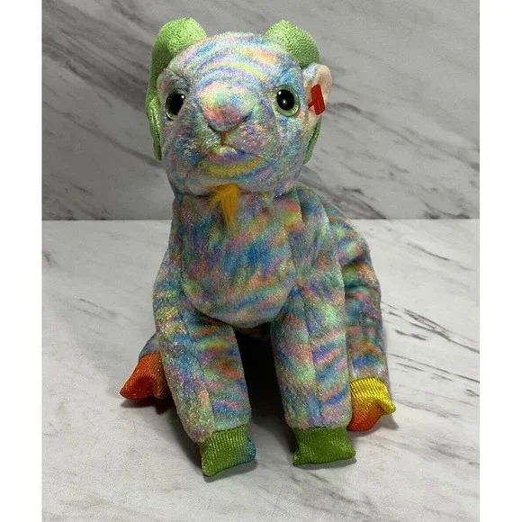 Ty Toys Rare Ty Zodiac Goat Beanie Babies 200s Collection